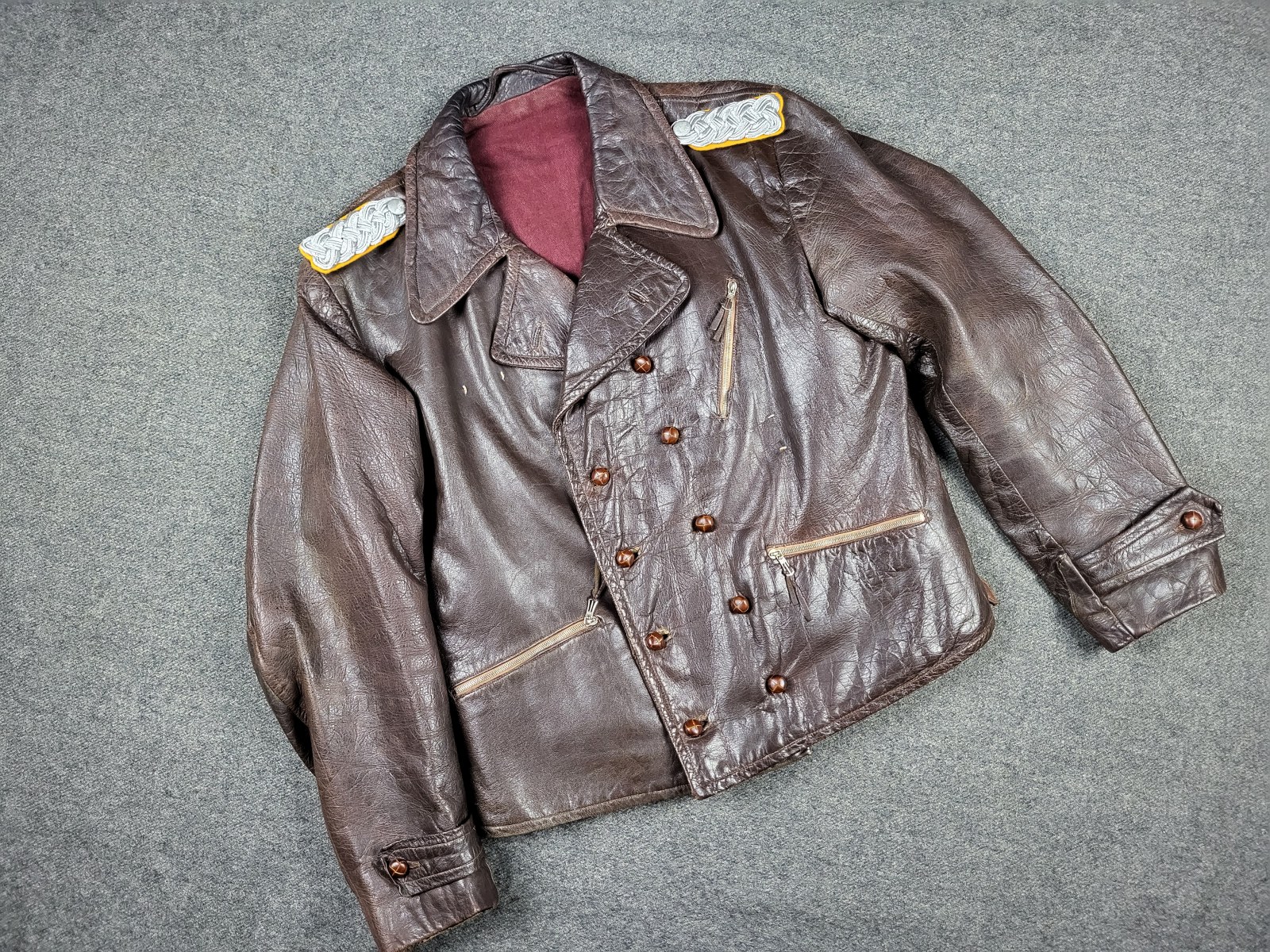 WW2 German Luftwaffe Leather Flight jacket – Militaria Antiques