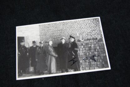 Autographed AH postcard - Image 2