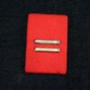 (NSB) Weerafdeling (WA) Collar tab for the rank of Wachtmeester.