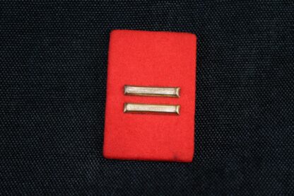 (NSB) Weerafdeling (WA) Collar tab for the rank of Wachtmeester.