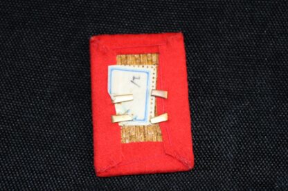 (NSB) Weerafdeling (WA) Collar tab for the rank of Wachtmeester. - Image 2