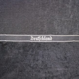 Waffen-SS "Deutschland" Officer's flatwire Cufftitle with RZM Tag