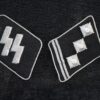 Waffen-SS ‘Obersturmführer’ officer collar tab set RZM