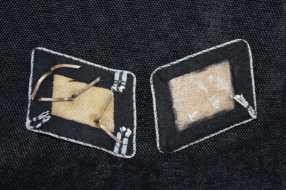 Waffen-SS ‘Obersturmführer’ officer collar tab set RZM - Image 2