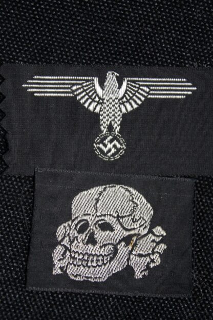 Belgian made Waffen-SS M43 cap skull & eagle unissued - Image 2
