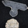 Belgian made Waffen-SS Officers M43 cap skull & eagle bullion wire - Image 4