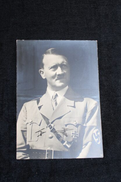 Autographed AH postcard - Image 2