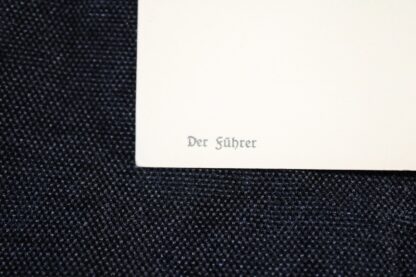Autographed AH postcard - Image 5