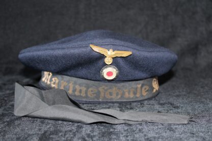 Kriegsmarine Tellermütze "Marineschule Kiel"