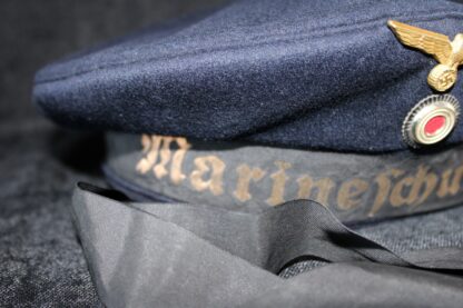 Kriegsmarine Tellermütze "Marineschule Kiel" - Image 3