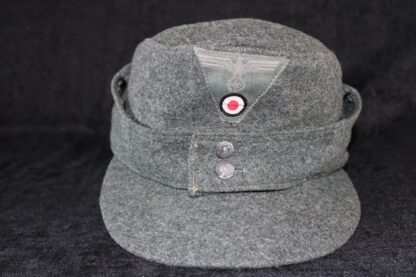 Wehrmacht / Heer M43 EM/NCO combat field service cap Rbn.Nr / 1944 - Image 2