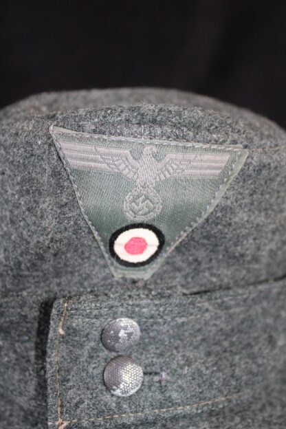 Wehrmacht / Heer M43 EM/NCO combat field service cap Rbn.Nr / 1944 - Image 5